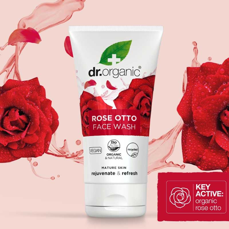 Bioactive Skincare Organic Rose Otto Face Wash