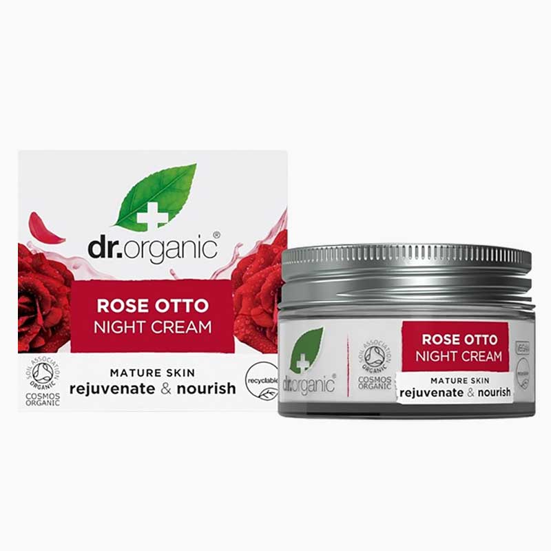 Bioactive Skincare Organic Rose Otto Night Cream