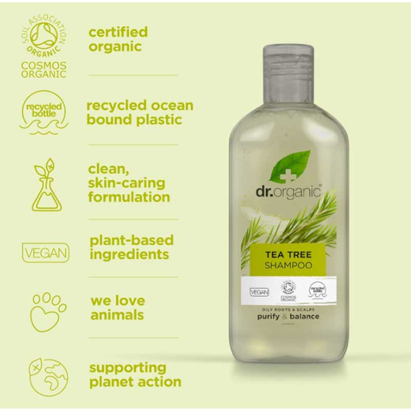 Bioactive Haircare Organic Tea Tree Shampoo