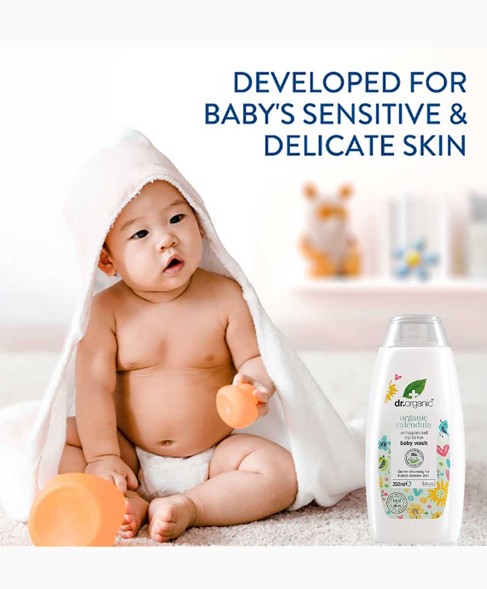 Organic Calendula Unfragranced Baby Wash