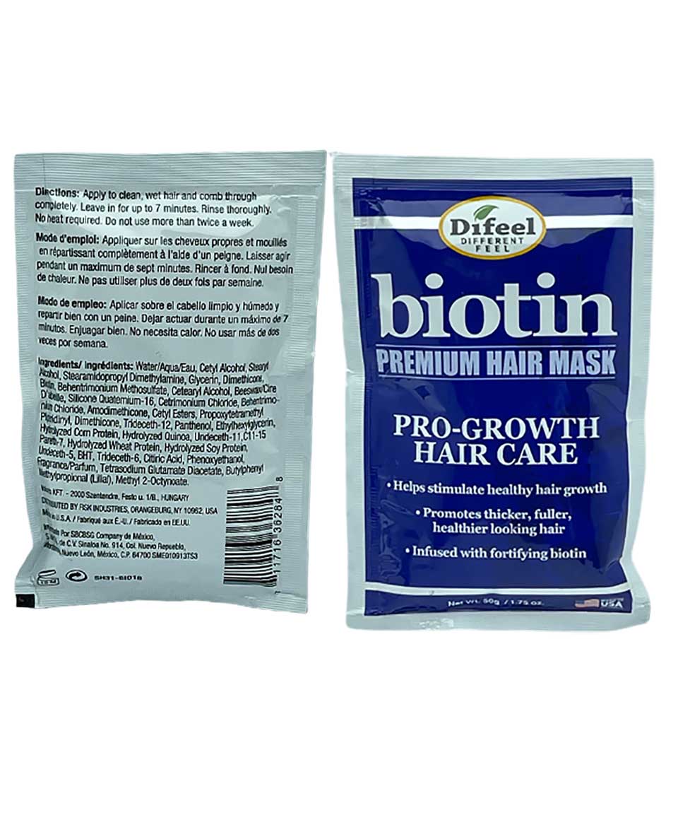 Difeel Biotin Pro Growth Biotin Hair Mask Sachet