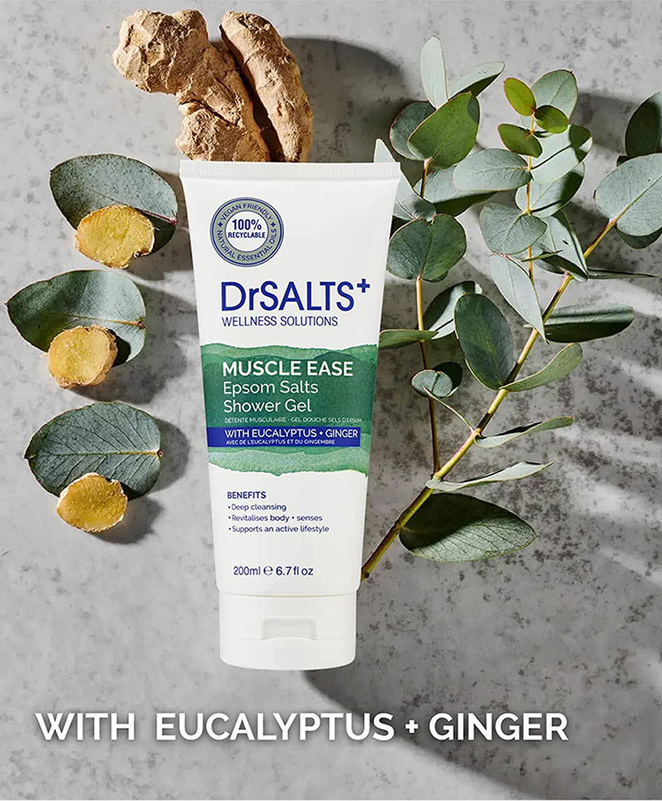 Dr Salts Muscle Ease Epsom Salts Shower Gel