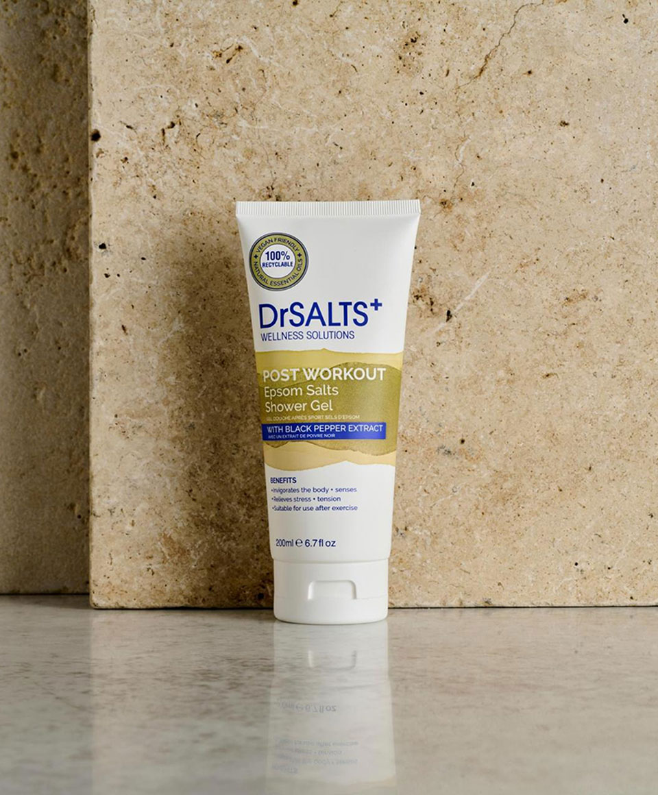 Dr Salts Post Workout Epsom Salts Shower Gel