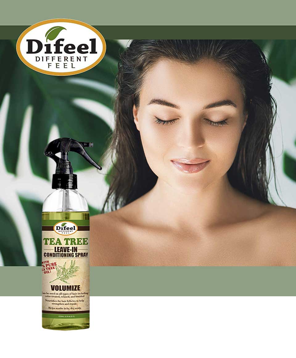 Difeel Tea Tree Volumize Leave In Conditioning Spray