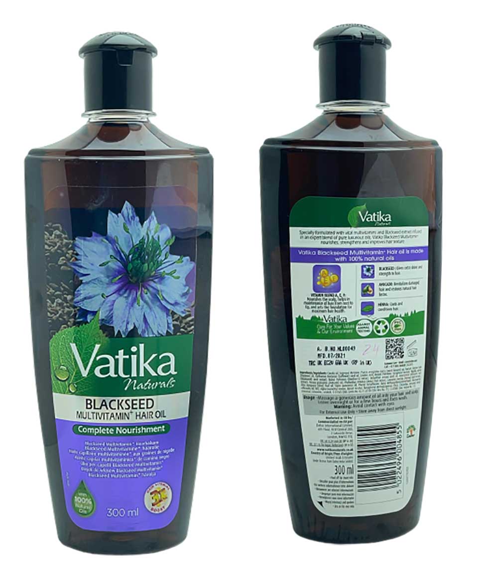 Vatika Naturals Black Seed Multivitamin Hair Oil | Vatika