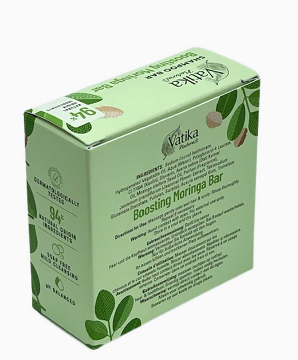 Vatika Naturals Moringa And Oat Boosting Shampoo Bar