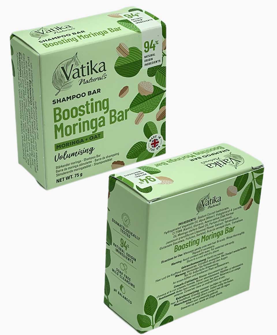 Vatika Naturals Moringa And Oat Boosting Shampoo Bar