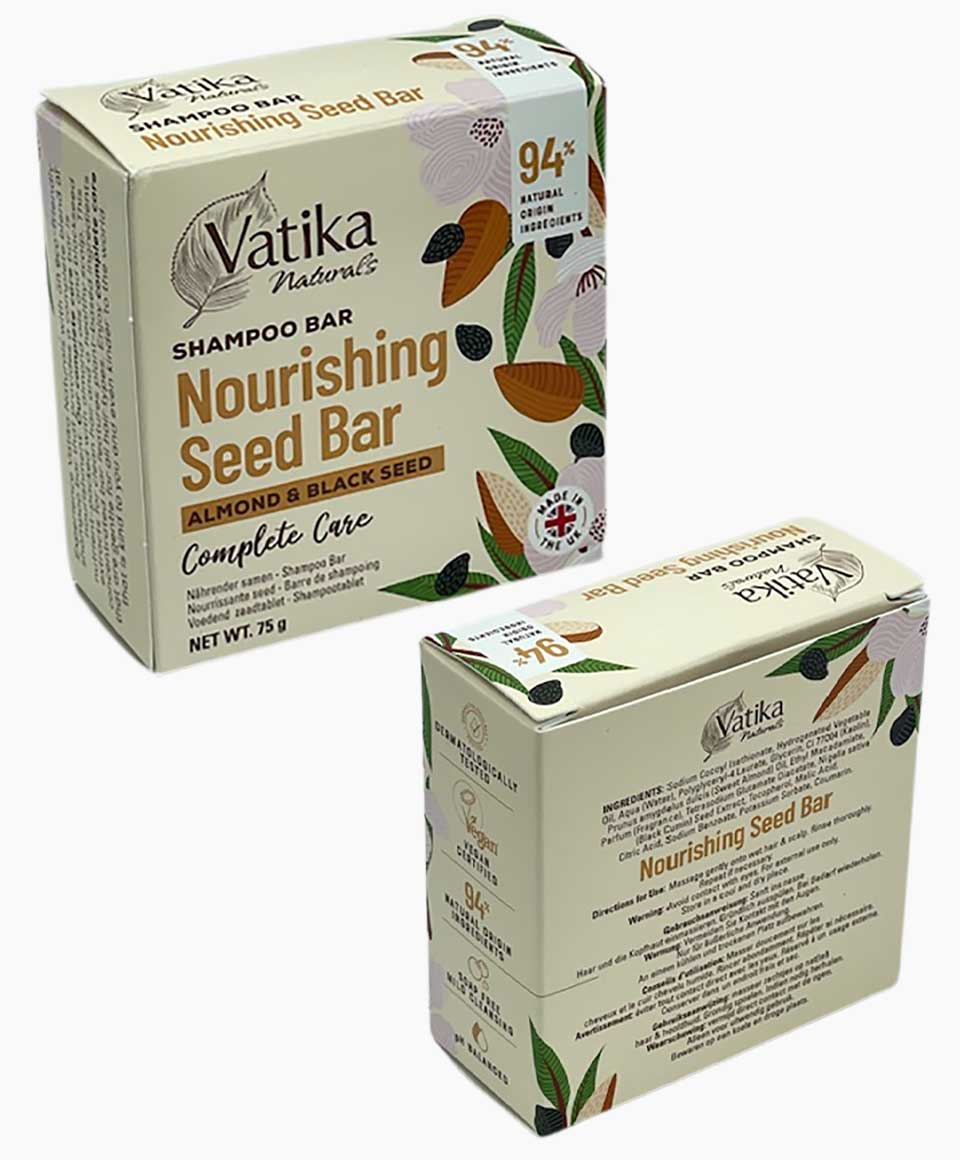 Vatika Naturals Almond And Black Seed Nourishing Shampoo Bar