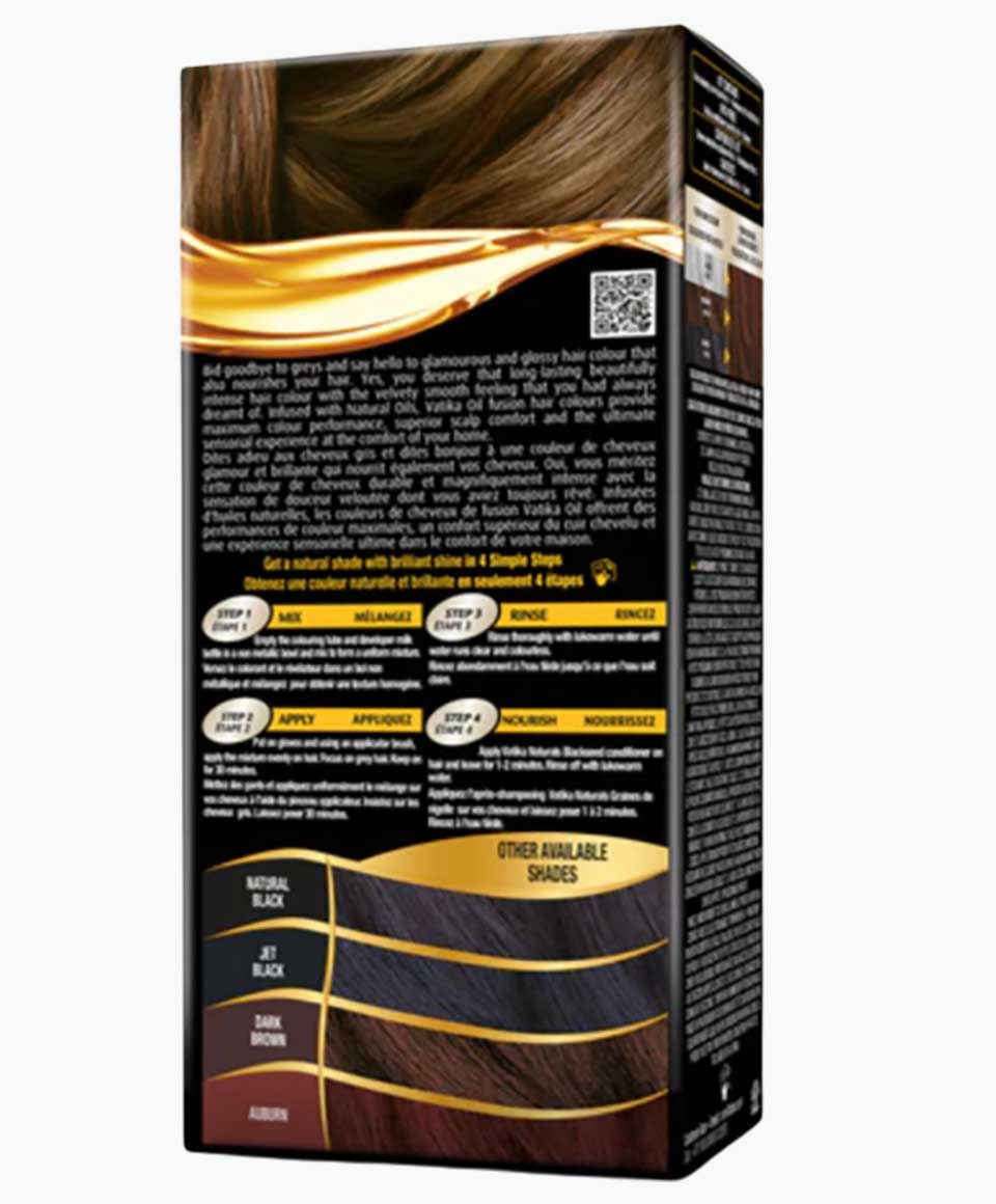 Vatika Naturals Oil Fusion Permanent Hair Color Kit