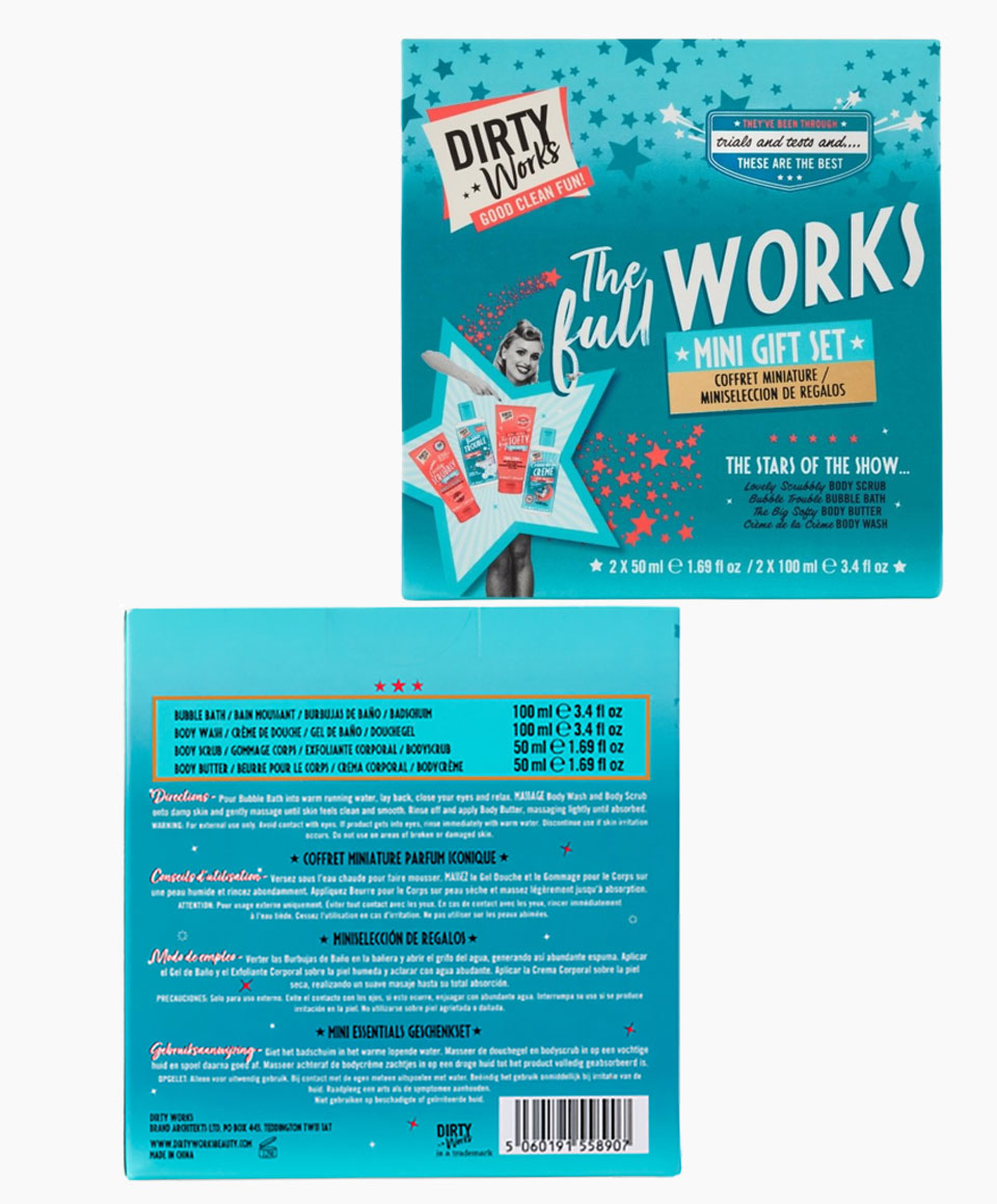 Dirty Works The Full Works Mini Gift Set