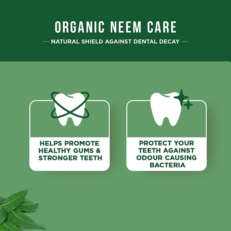 Dabur Antibacterial Organic Neem Toothpaste