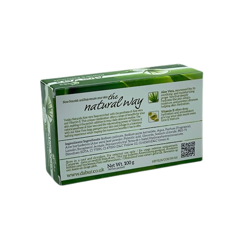 Vatika Naturals Nourish And Rejuvenate Aloe Vera Soap