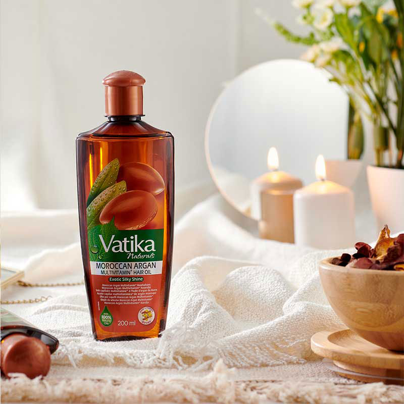 Vatika Naturals Argan Enriched Hair Oil