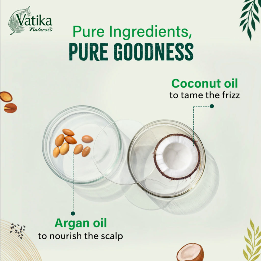 Dabur Vatika Naturals Coconut Argan Ritual Oil
