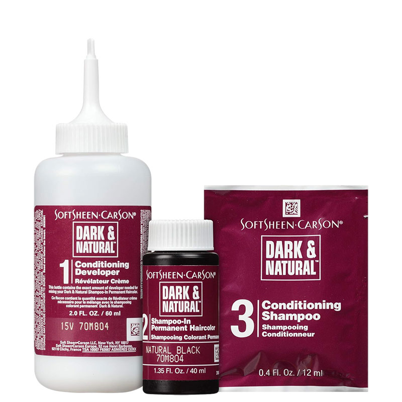 Dark And Natural Men Shampoo In Hair Color Natural Black