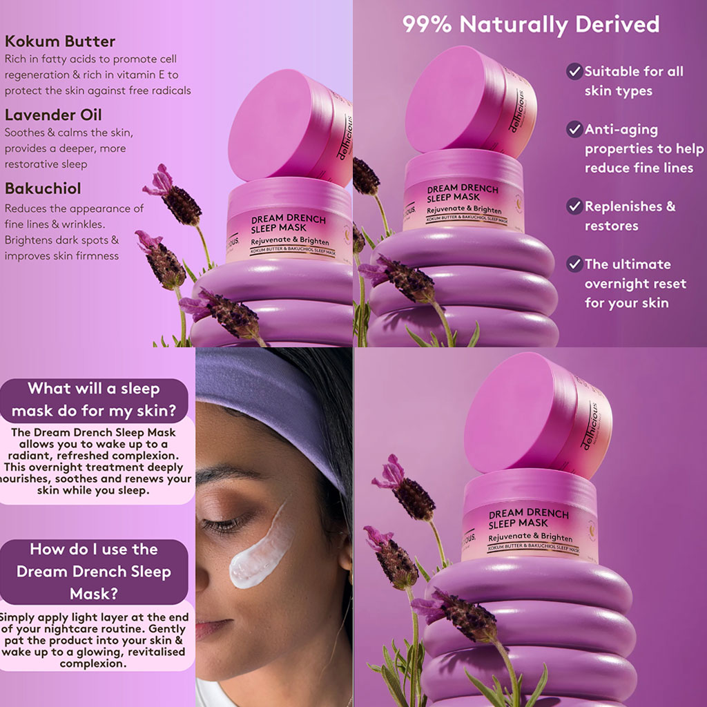 Dream Drench Rejuvenate And Brighten Sleep Mask