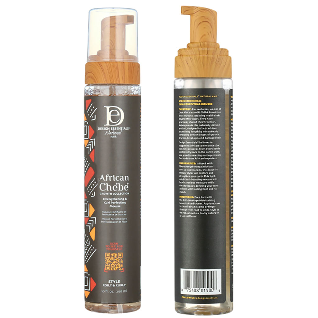 Natural Hair African Chebe Strengthening And Curl Perfecting Mousse