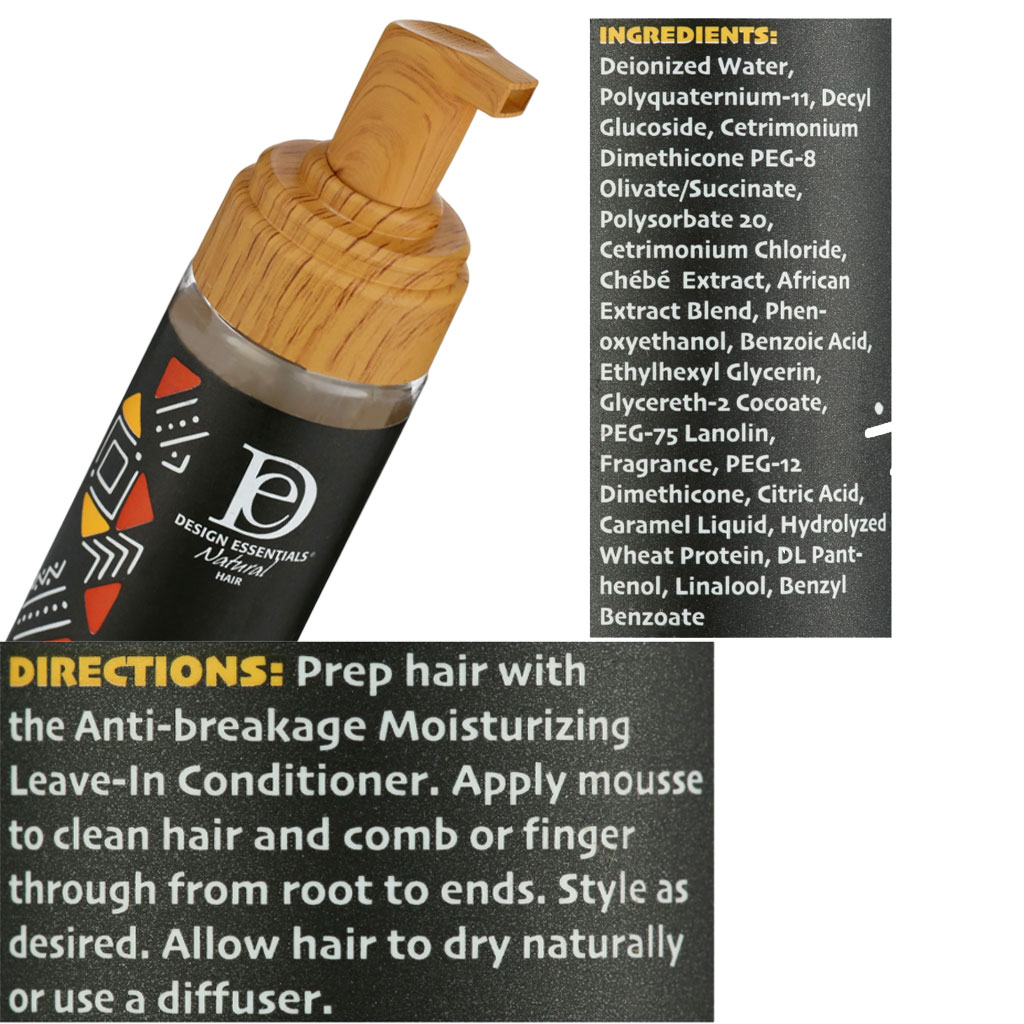 Natural Hair African Chebe Strengthening And Curl Perfecting Mousse