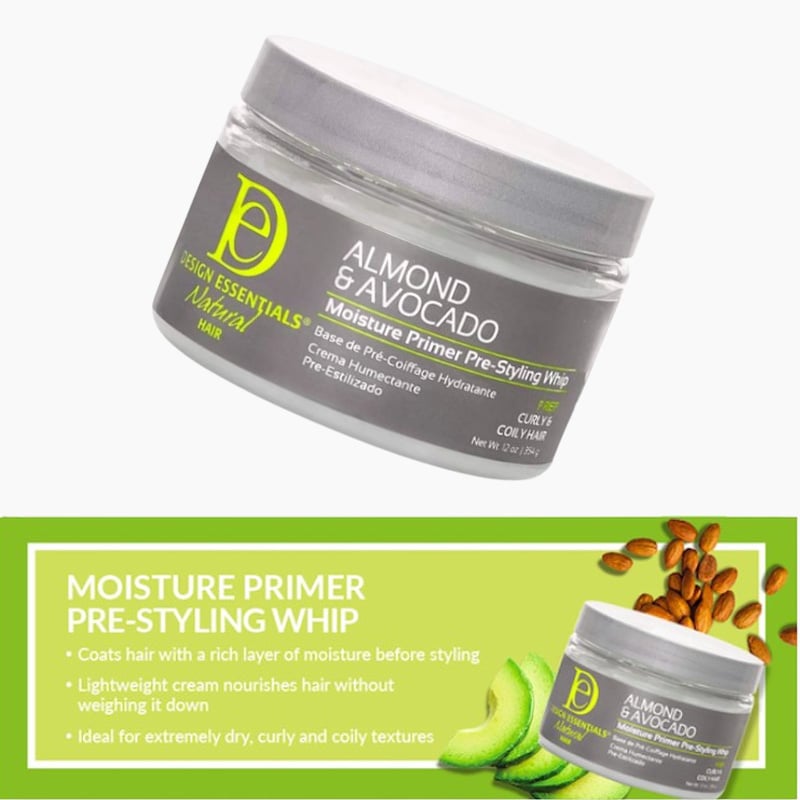 Design Essentials Natural Almond And Avocado Moisture Primer Pre Styling Whip