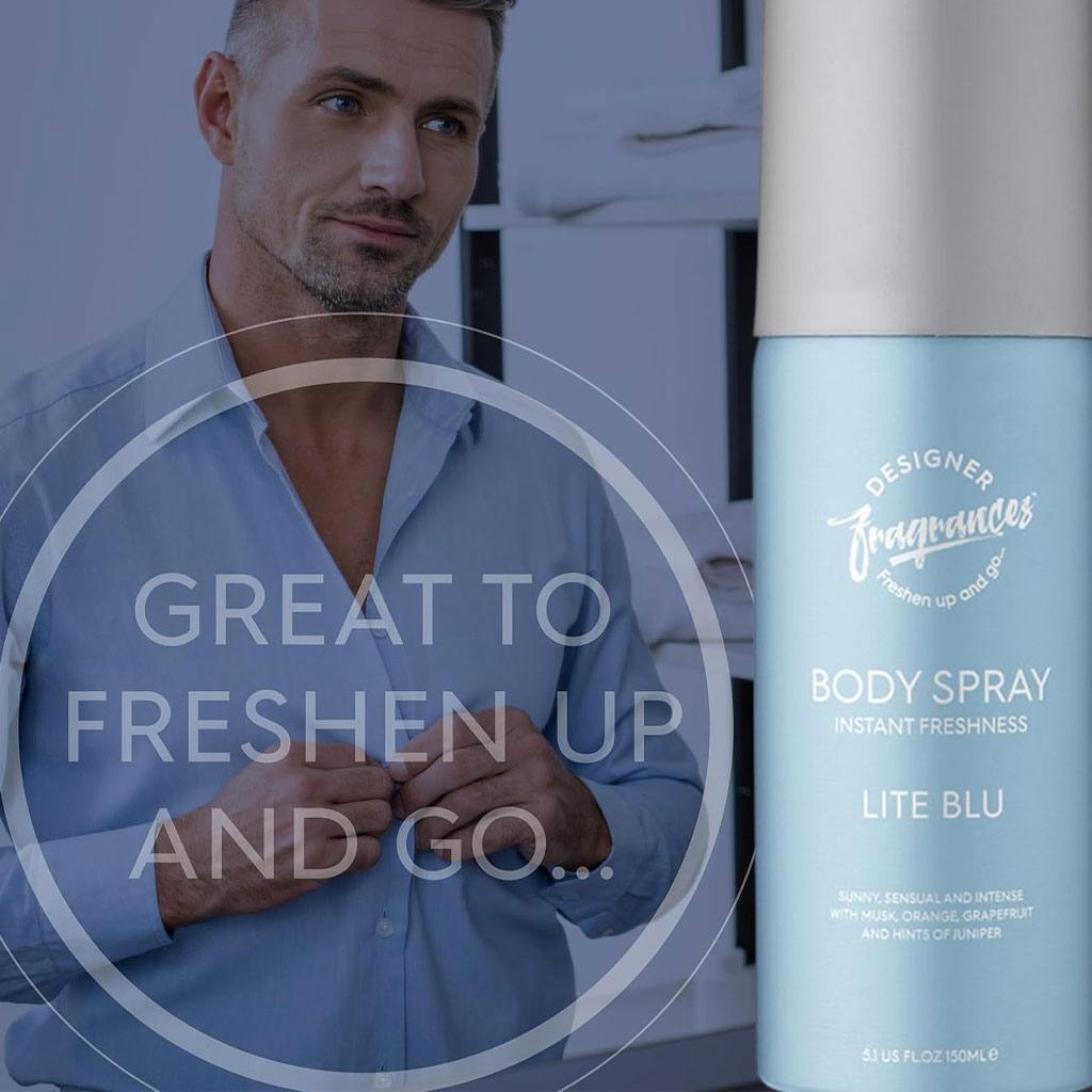 Lite Blu Body Spray For Men