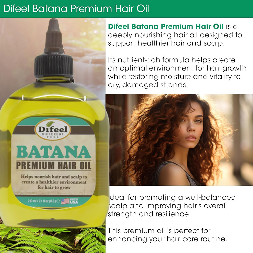 Difeel Batana Premium Hair Oil For Scalp And Hair Nourishing