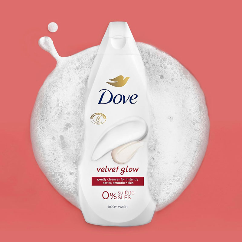 Dove Velvet Glow Body Wash