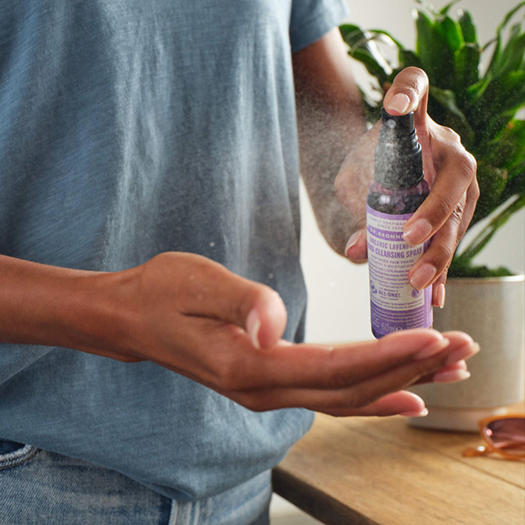 Organic Lavender Hand Cleansing Spray