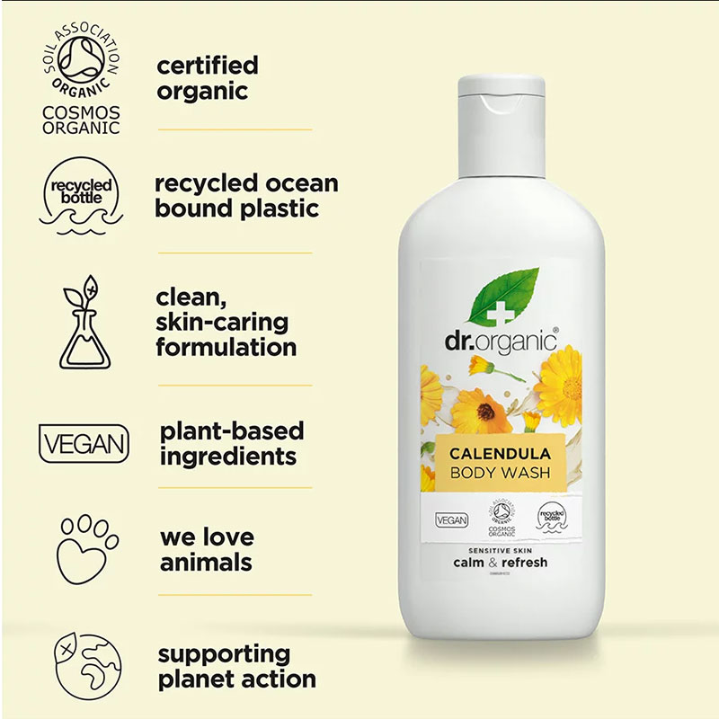 Organic Calendula Fragrance Free Body Wash
