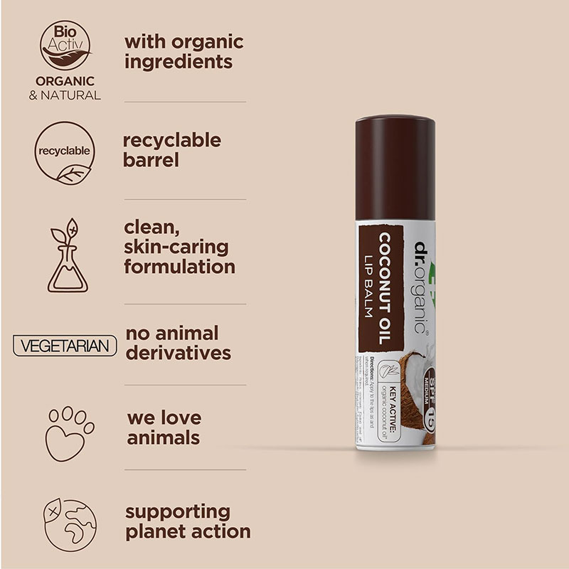 Organic Coconut Oil Lip Balm