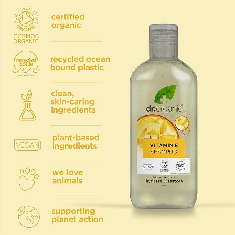 Organic Hydrate And Restore Vitamin E Shampoo