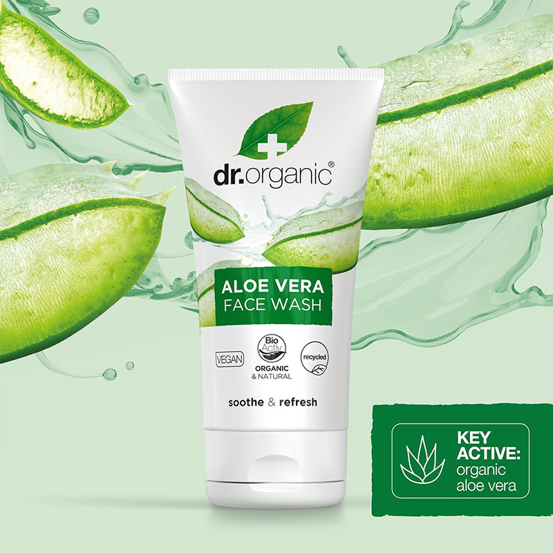 Organic Aloe Vera Face Wash