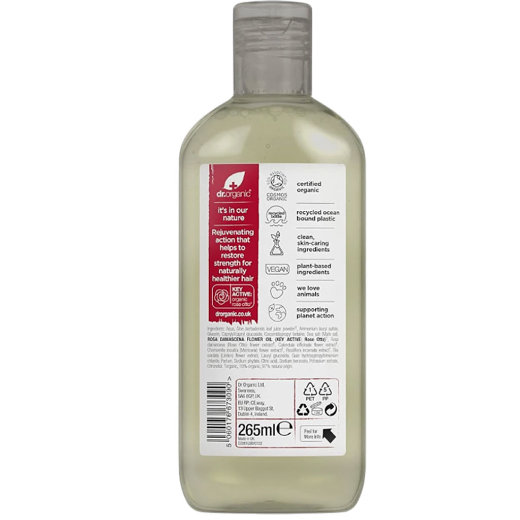 Bioactive Haircare Organic Rose Otto Shampoo