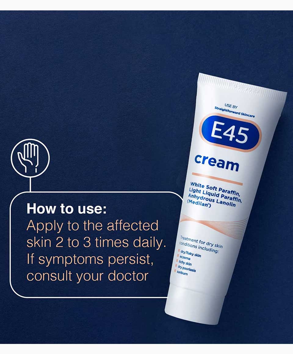 E45 Dermatological Cream Tube