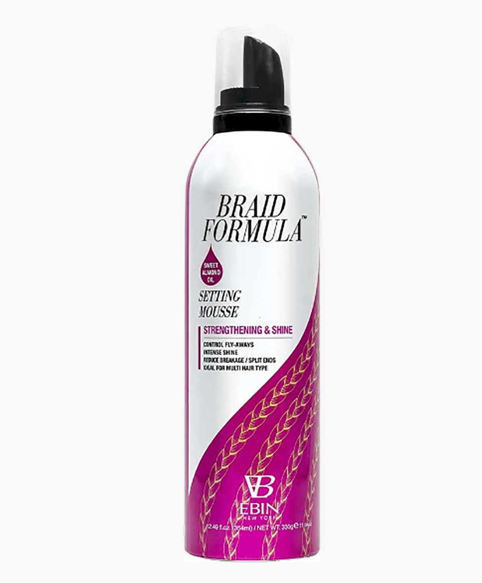 Braid Formula Setting Mousse With Sweet Almond Oil