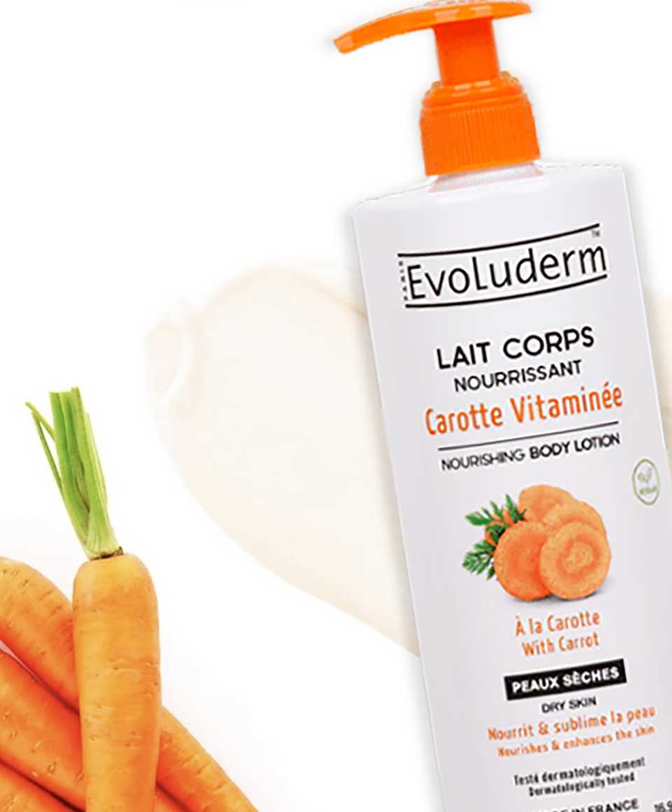 Evoluderm Nourishing Body Lotion With Carrot