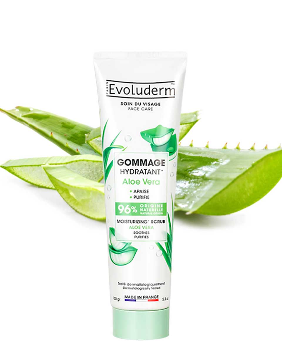 Evoluderm Gommage Moisturizing Scrub With Aloe Vera