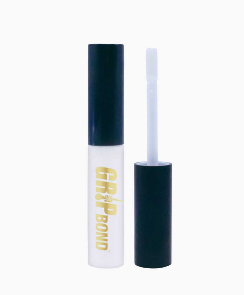 Grip Bond Eyelash Adhesive White Clear With Silicon Applicator