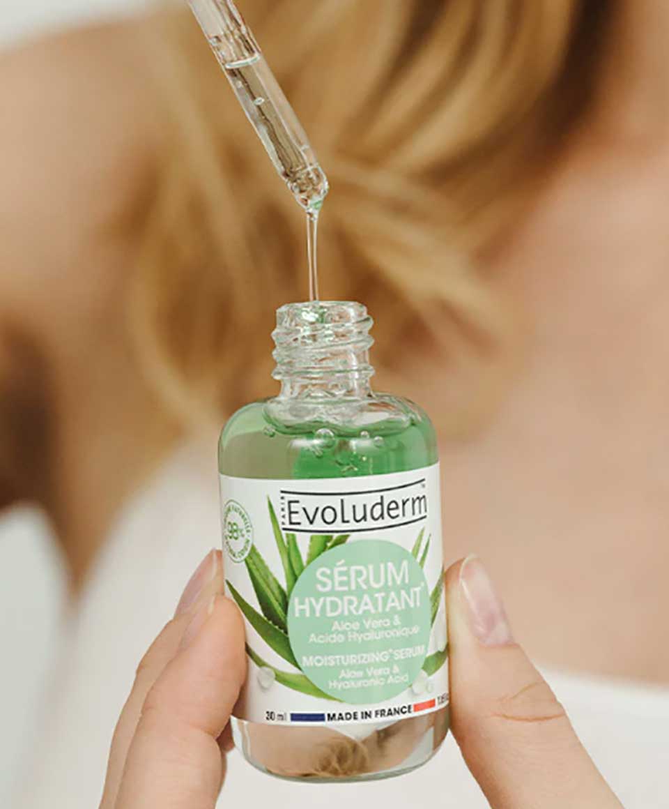 Evoluderm Moisturizing Serum With Aloe Vera And Hyaluronic Acid