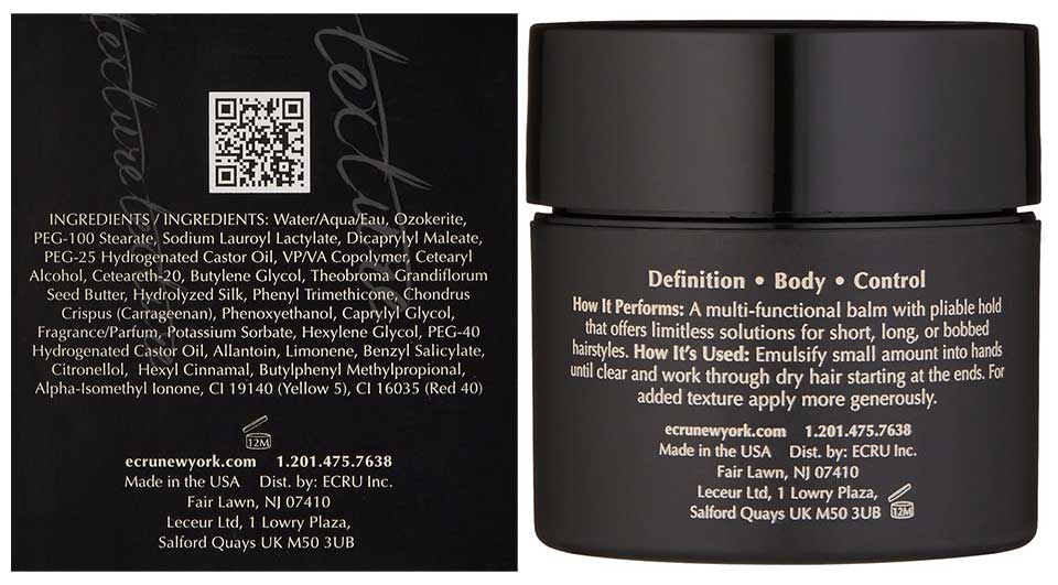 ECRU Texture Styling Balm