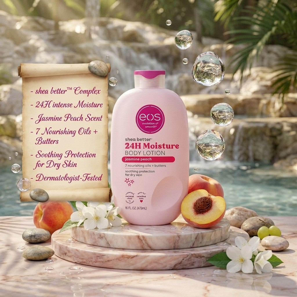 Shea Better 24H Moisture Jasmine Peach Body Lotion