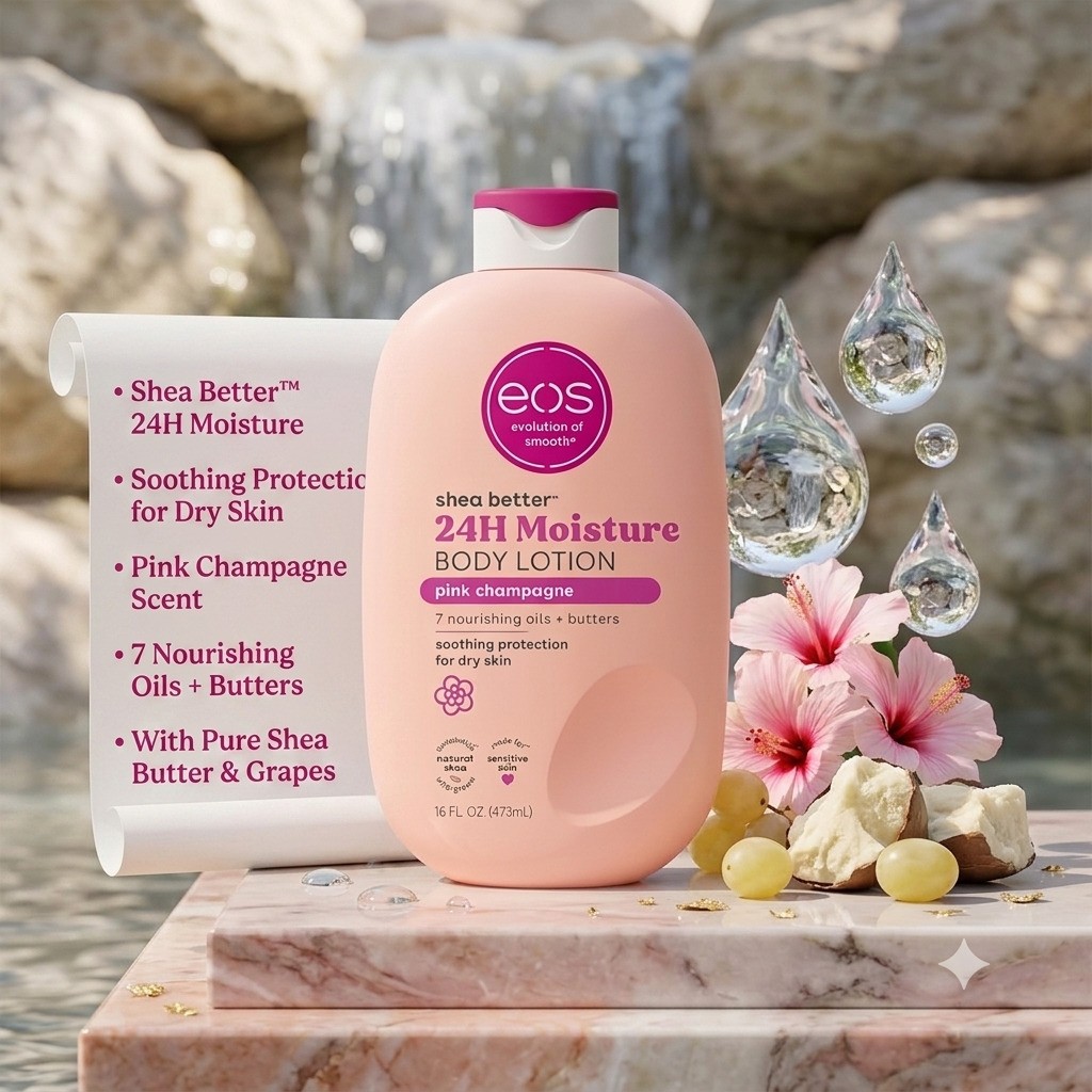 Shea Better 24H Moisture Pink Champagne Body Lotion