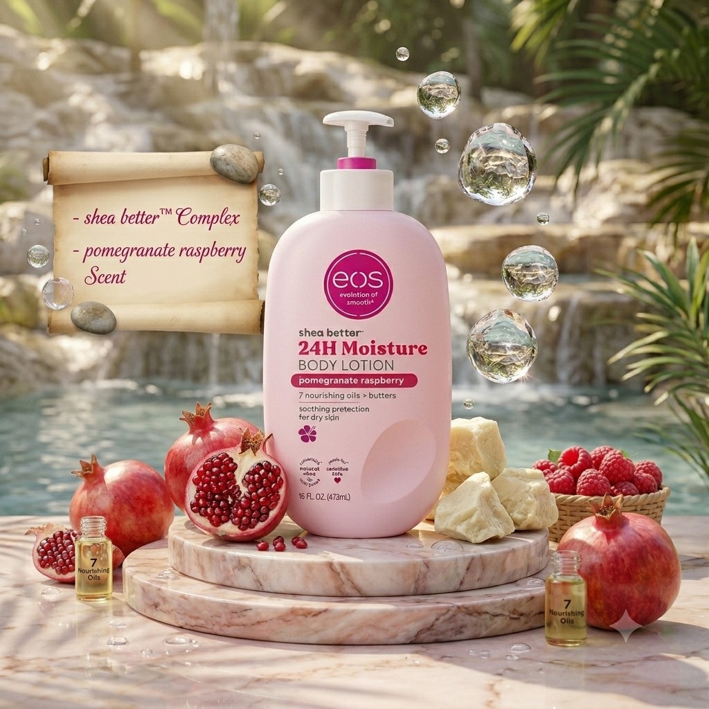 Shea Better 24H Moisture Pomegranate Raspberry Body Lotion