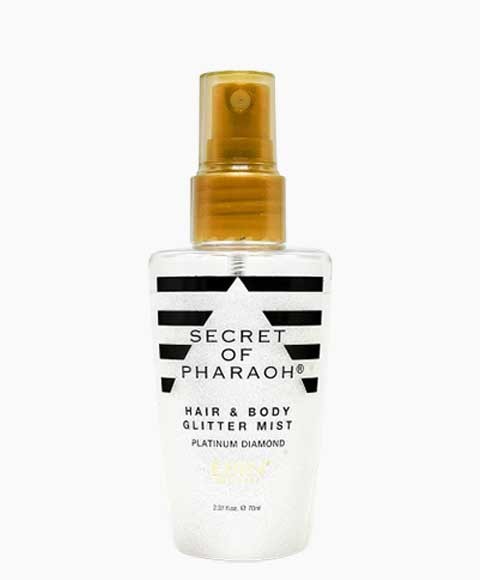 Secret Of Pharaoh Hair And Body Glitter Mist Platinum Dimond