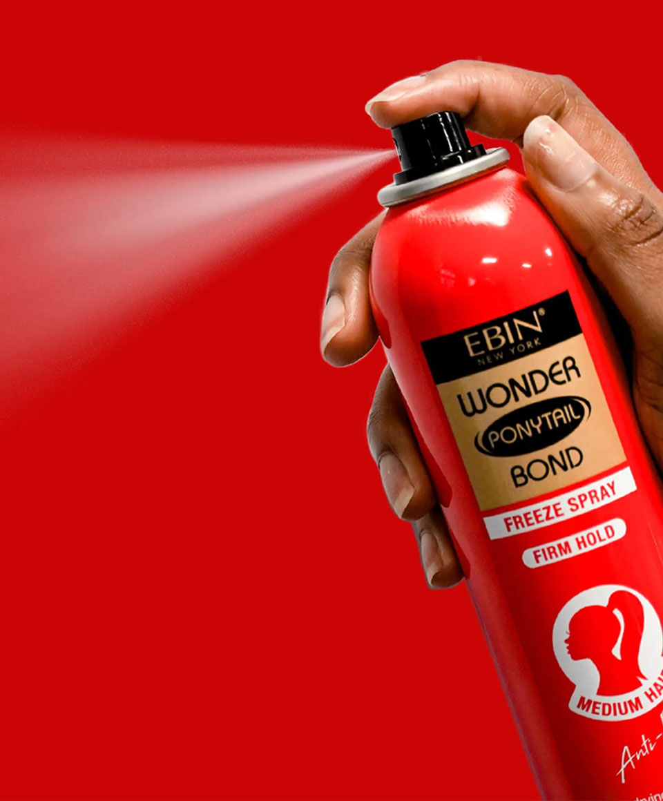 Wonder Ponytails Bond Freeze Spray Firm Hold