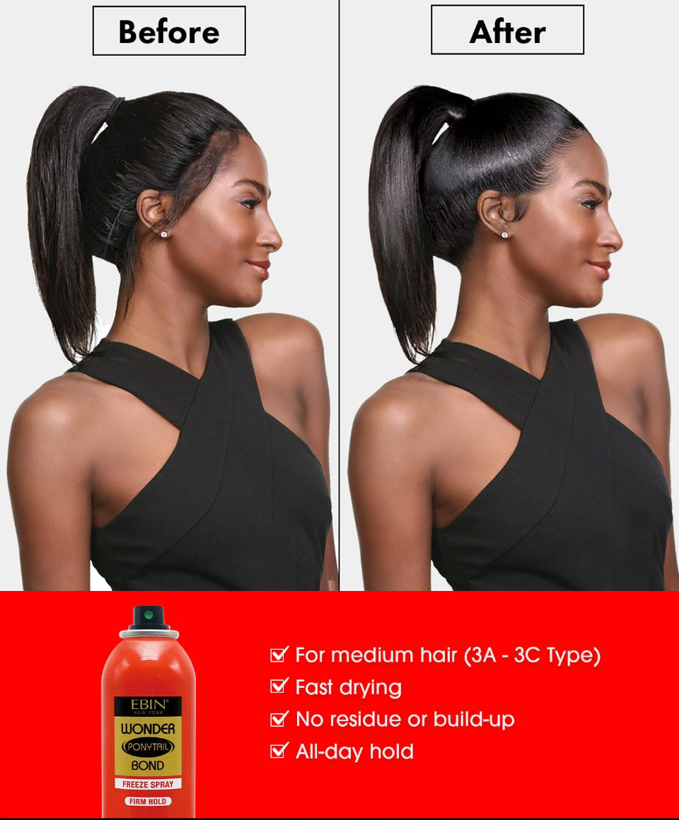 Wonder Ponytails Bond Freeze Spray Firm Hold