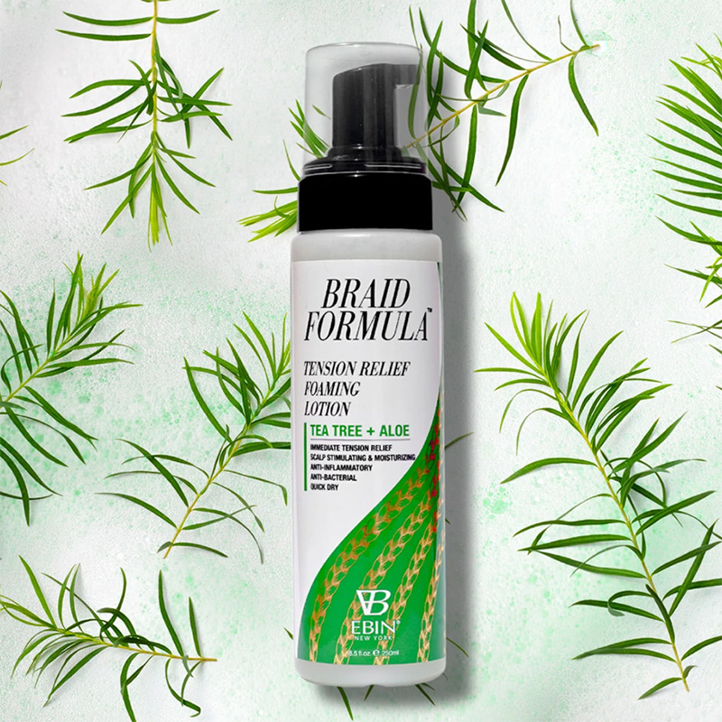 Braid Formula Tension Relief Foaming Lotion With Tea Tree And Aloe