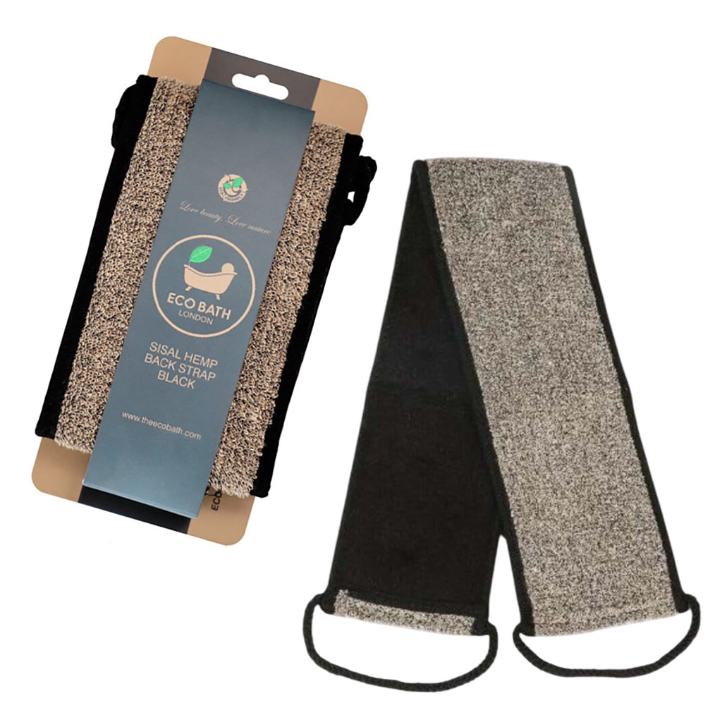 Sisal Hemp Back Strap Black