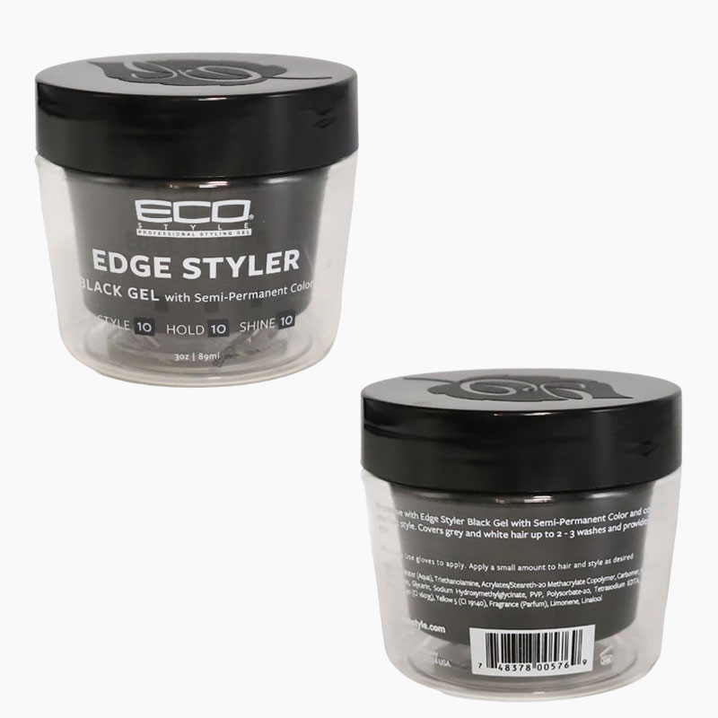 Eco Edge Styler Black Gel Eco Styler Gel Ecoco Styli