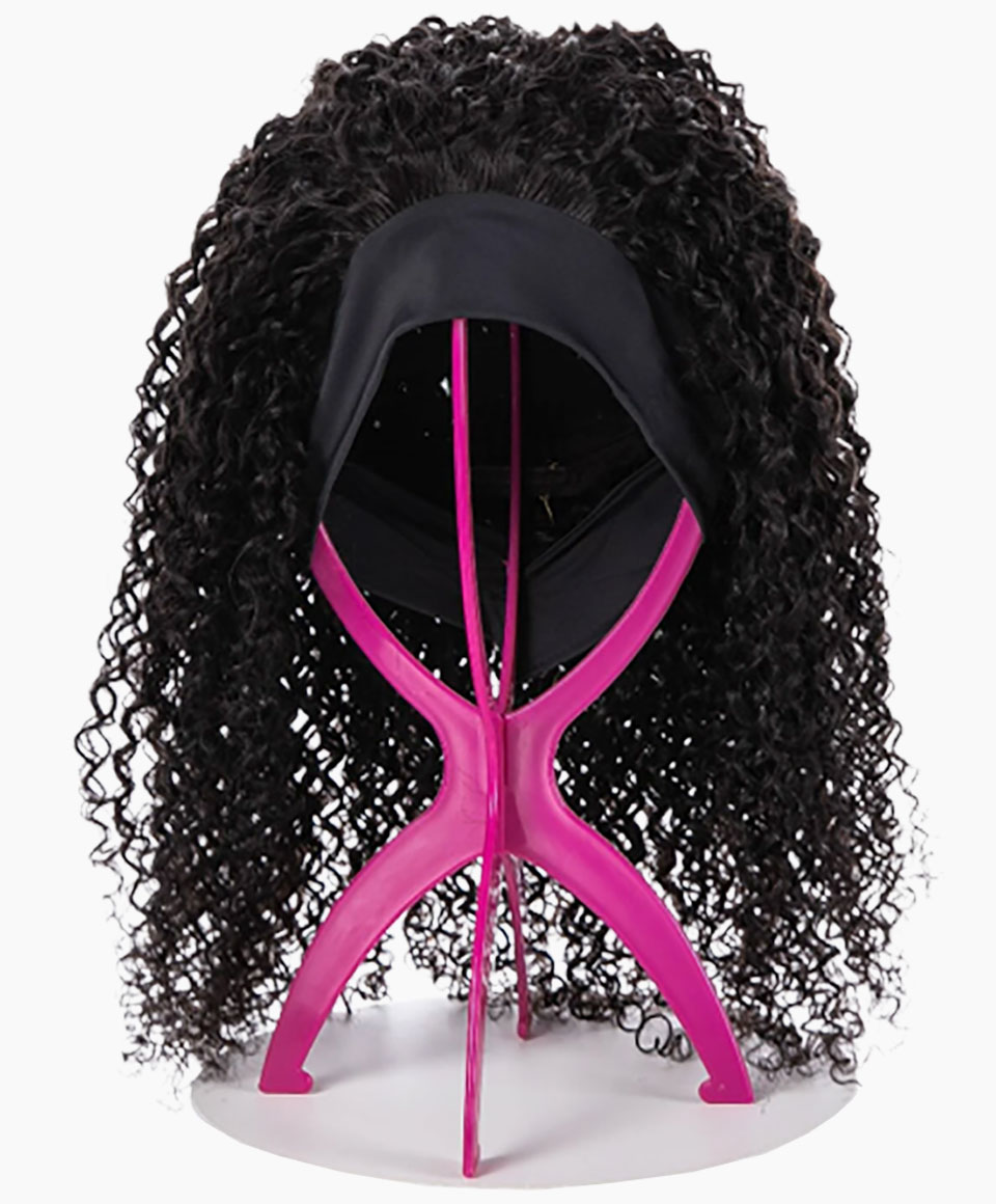 Portable Plastic Wig Stand 