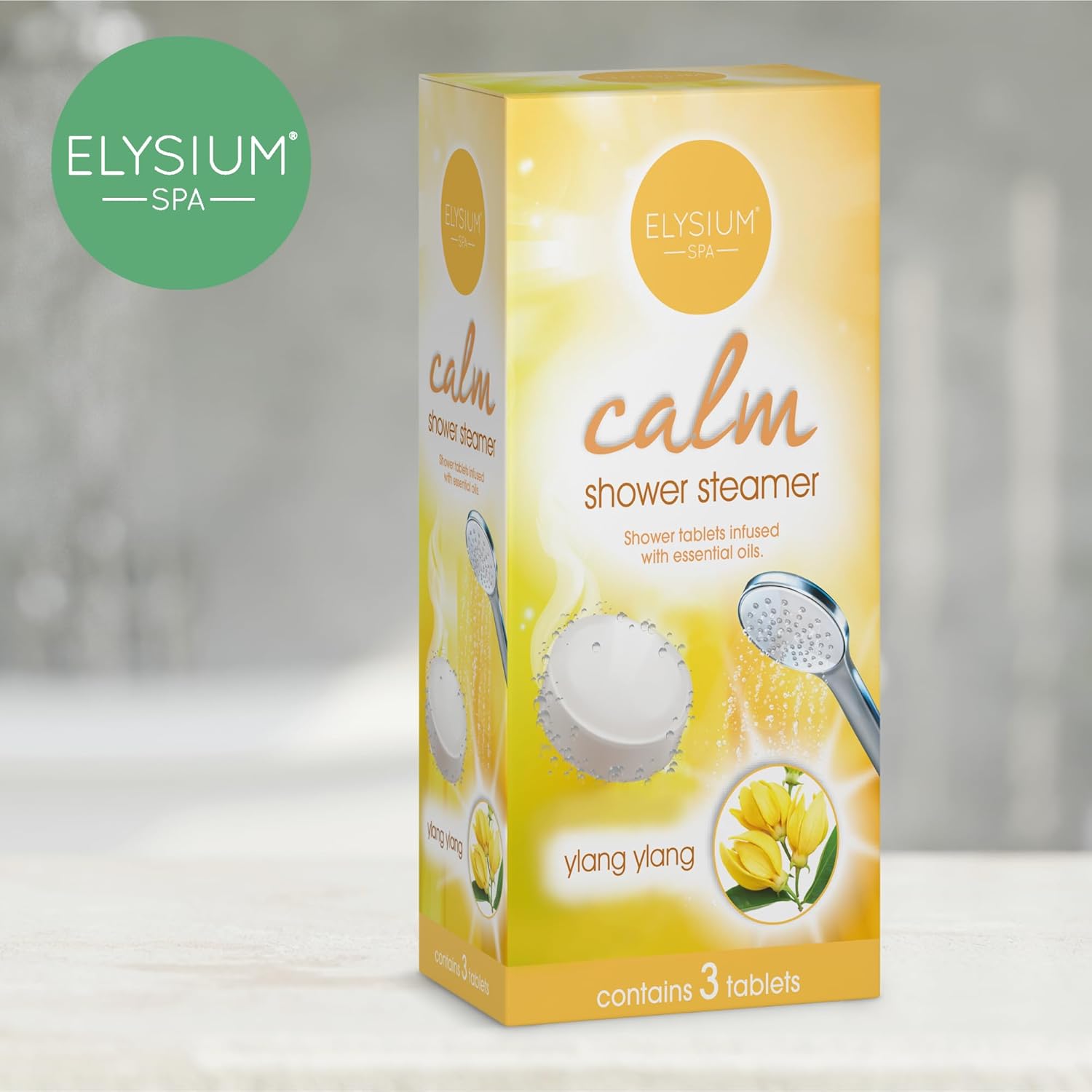 Calm Shower Steamers Tablets With Ylang Ylang Essential Oil